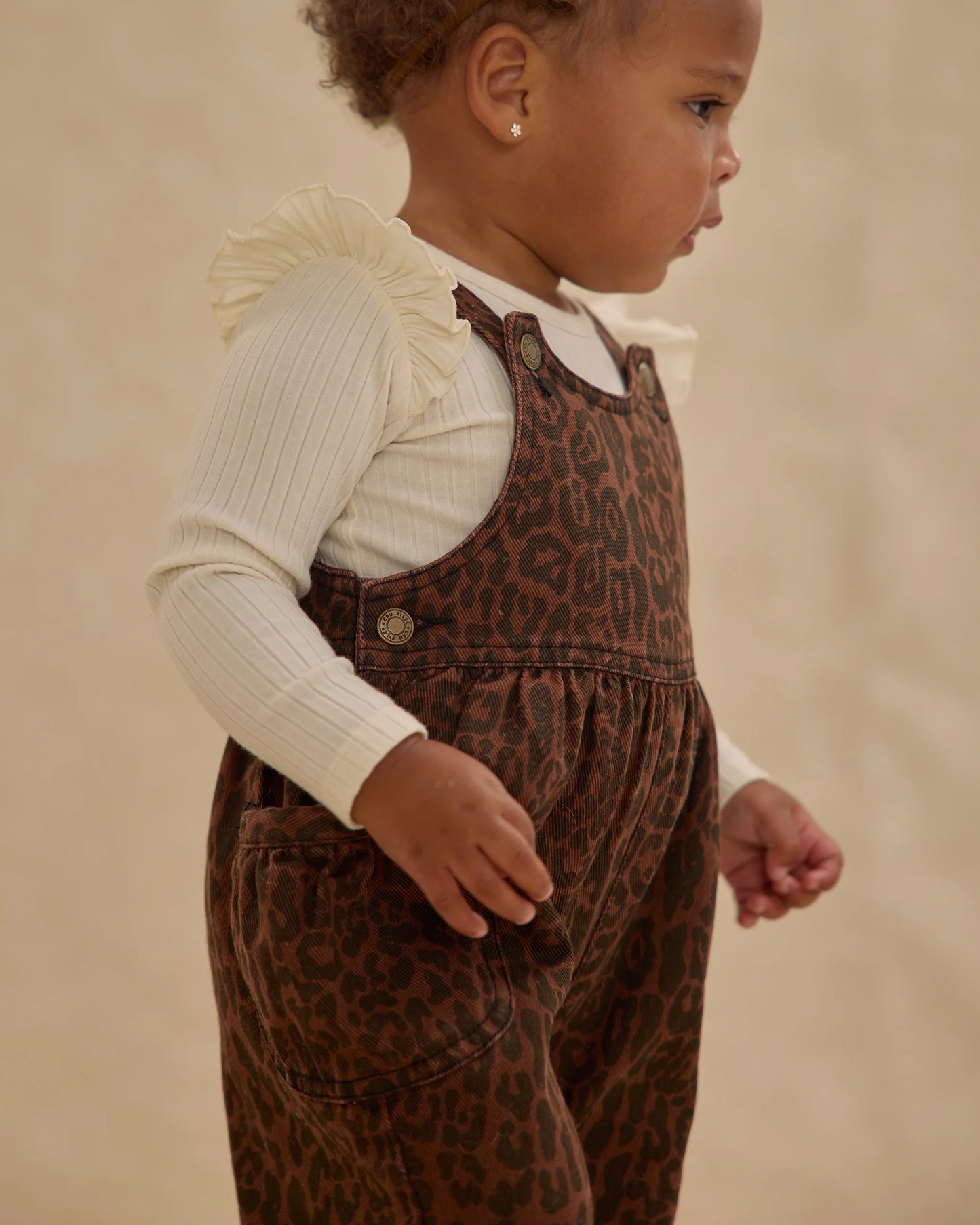 Rylee + Cru Wide Leg Overall, Leopard