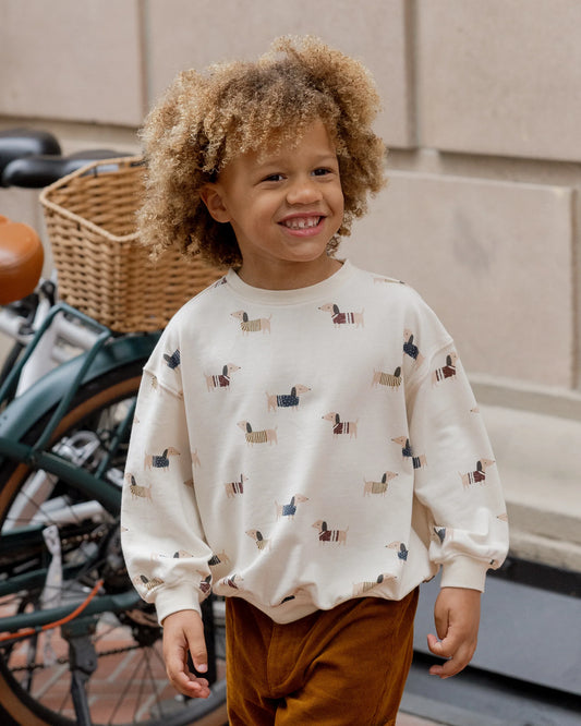 Rylee + Cru Relaxed Sweatshirt, Dachshund