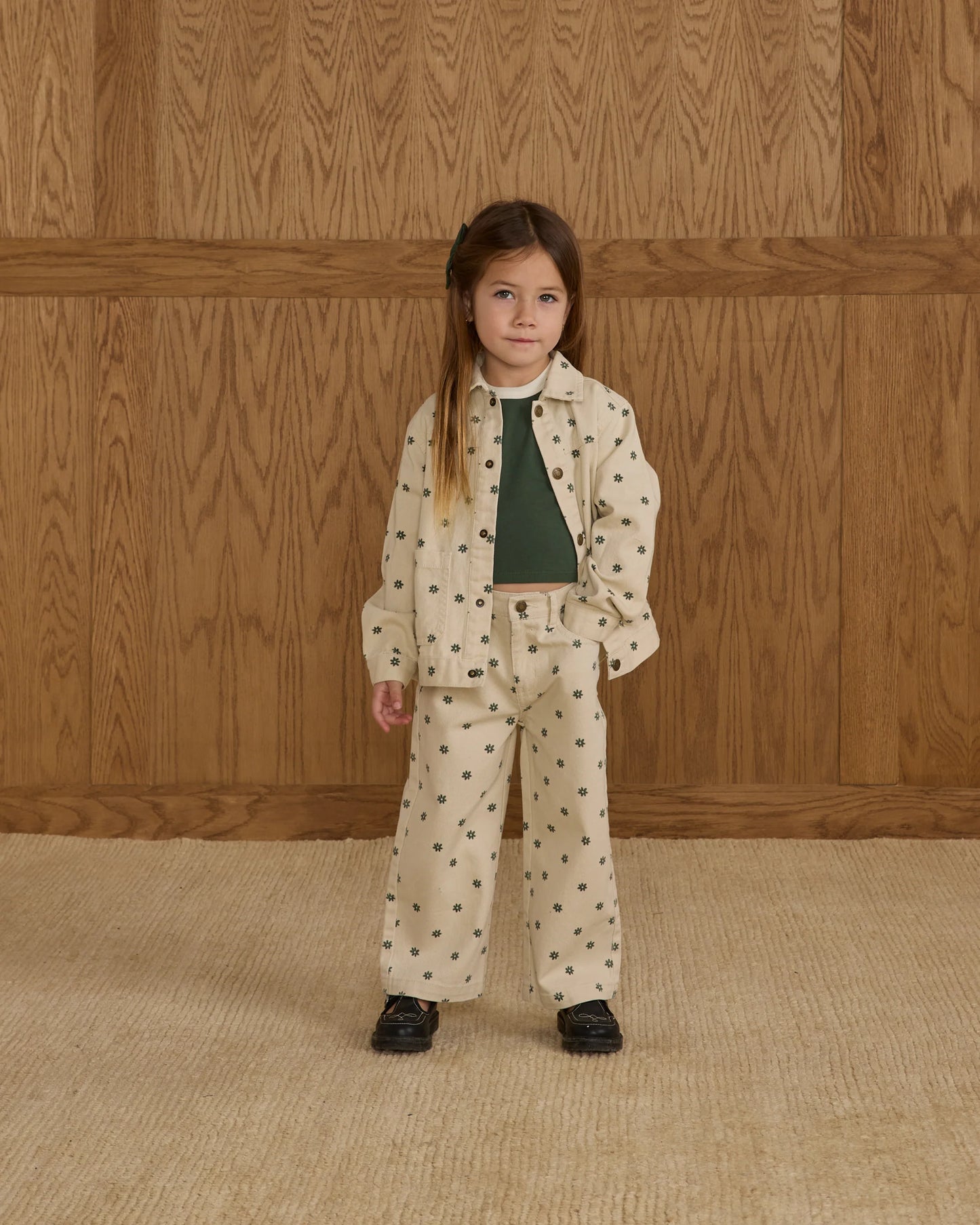 Rylee + Cru Straight Leg Pant, Mini Daisy