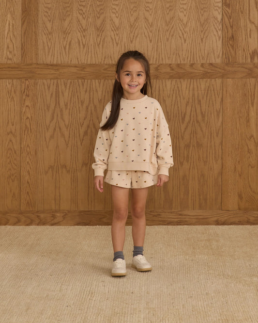 Rylee + Cru Boxy Pullover, Hearts