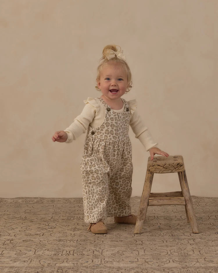 Rylee + Cru Wide Leg Overall, Leopard