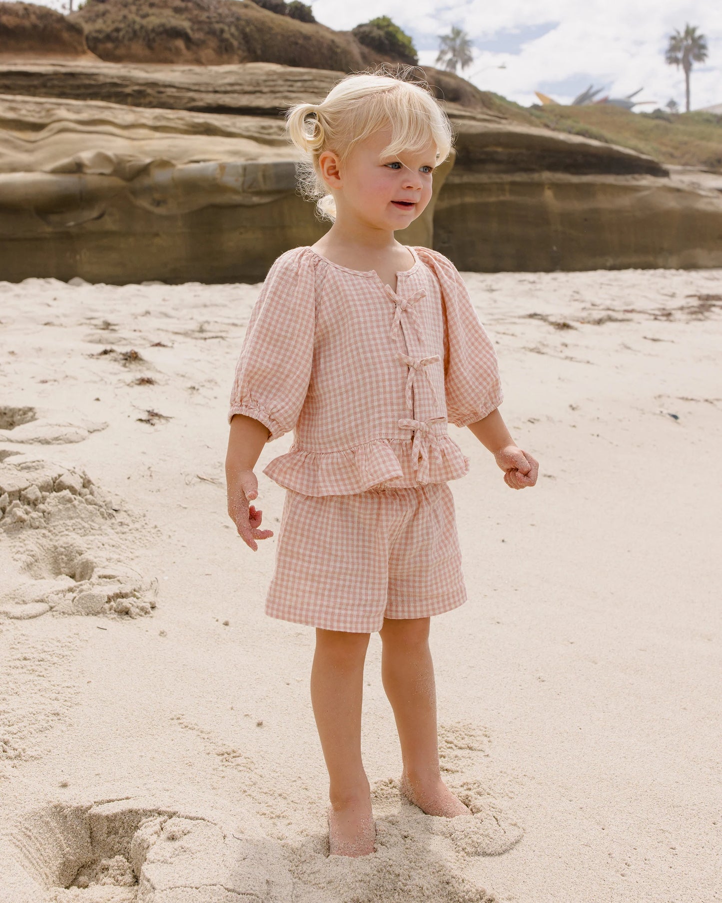 Rylee + Cru Juniper Set, Petal Gingham