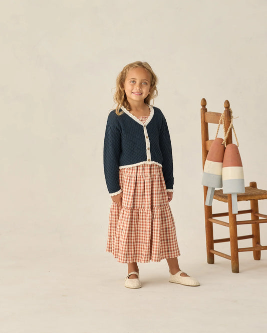 Rylee + Cru Ella Cardigan, Navy