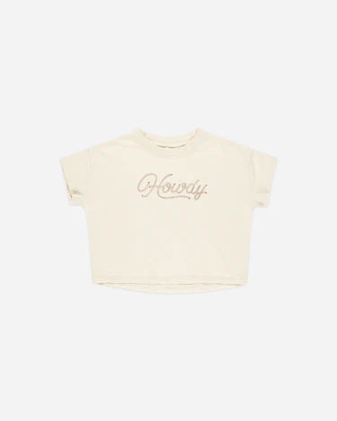 Rylee + Cru Boxy Tee, Howdy