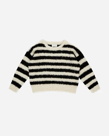 Rylee + Cru Aspen Sweater, Fuzzy Stripe