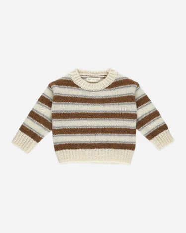 Rylee + Cru Aspen Sweater, Saddle Stripe