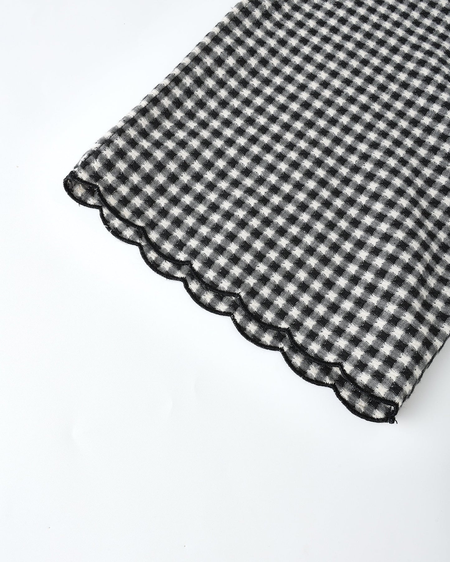 Rylee + Cru Wide Leg Pant, Black Gingham