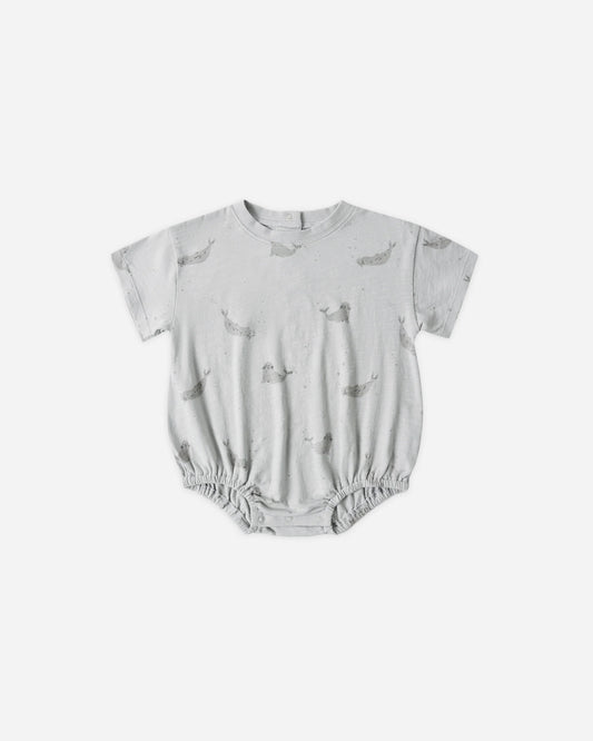 Rylee + Cru Relaxed Bubble Romper, Seals