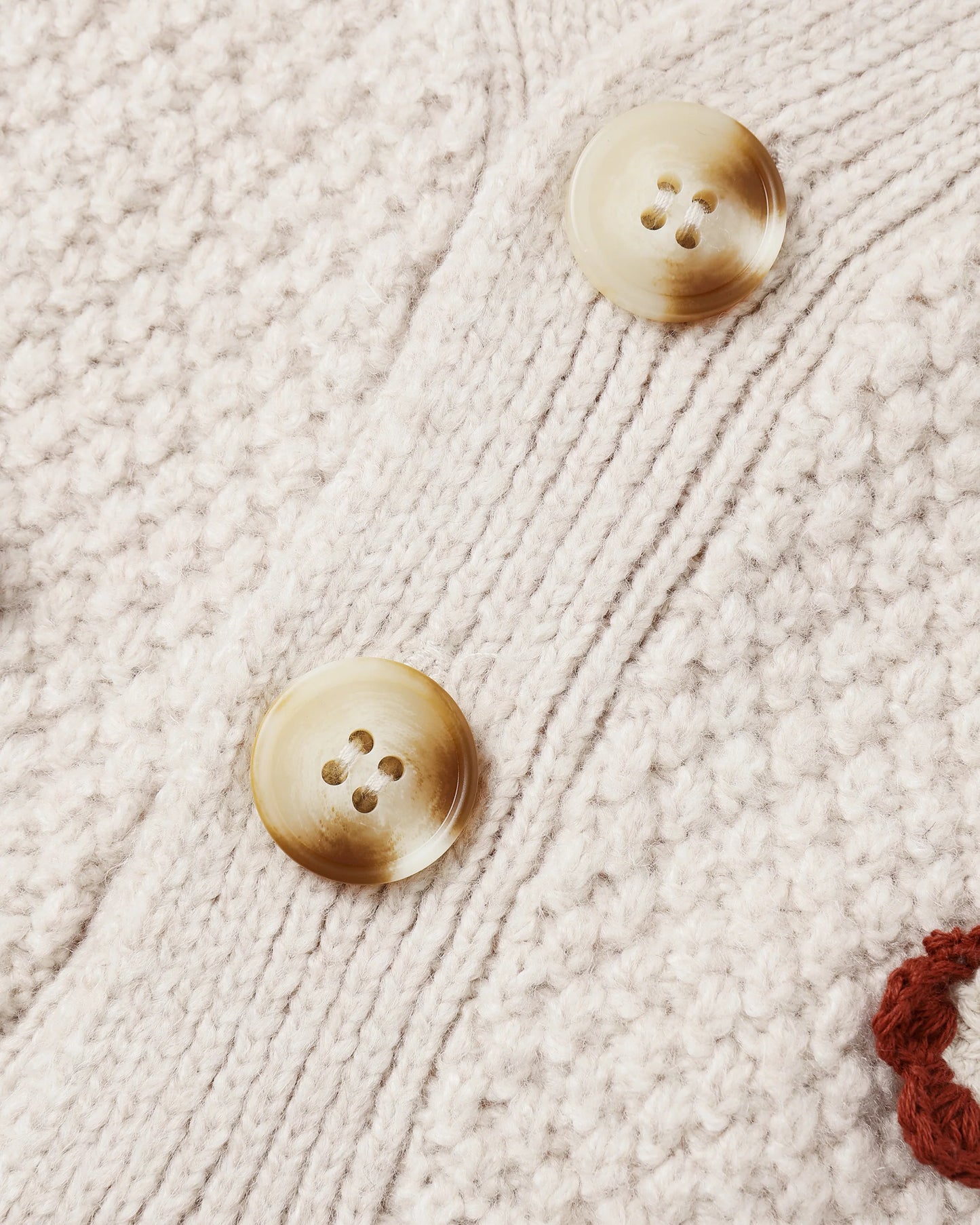 Rylee + Cru Boxy Crop Cardigan, Ruby Daisy