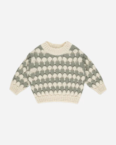 Rylee + Cru Bubble Knit Sweater, Laurel Stripe