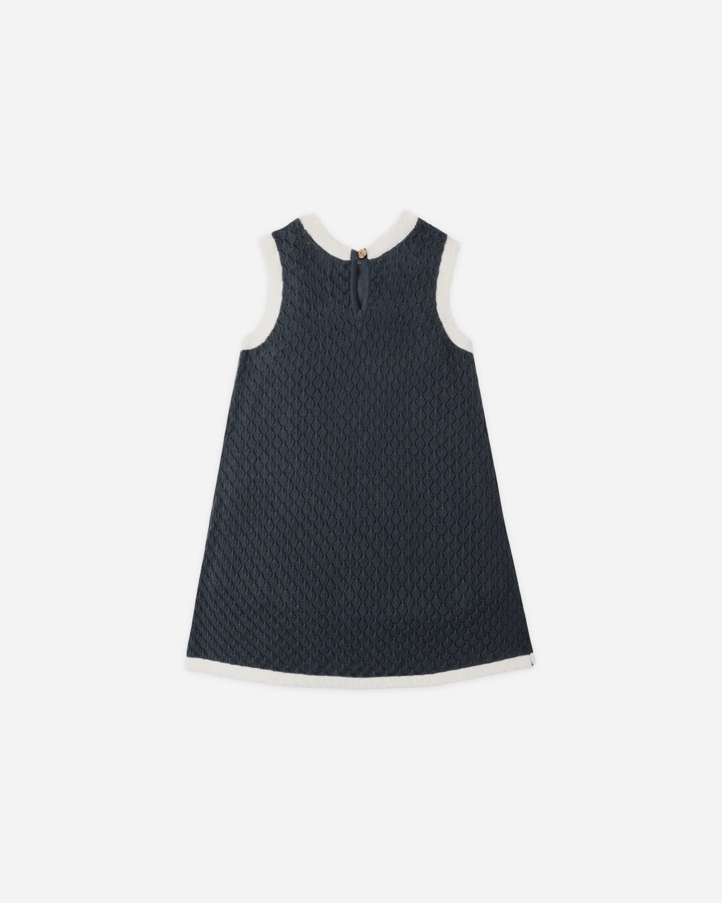 Rylee + Cru Crochet Tank Mini Dress, Navy