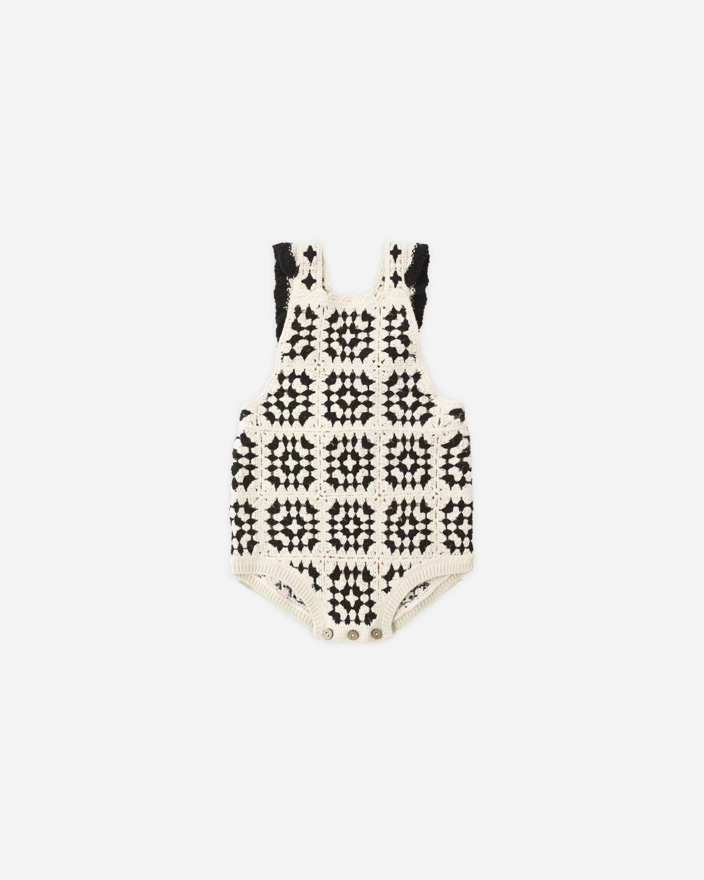 Rylee + Cru Crochet Romper, Abstract