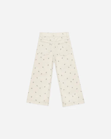 Rylee + Cru Straight Leg Pant, Blue Daisy