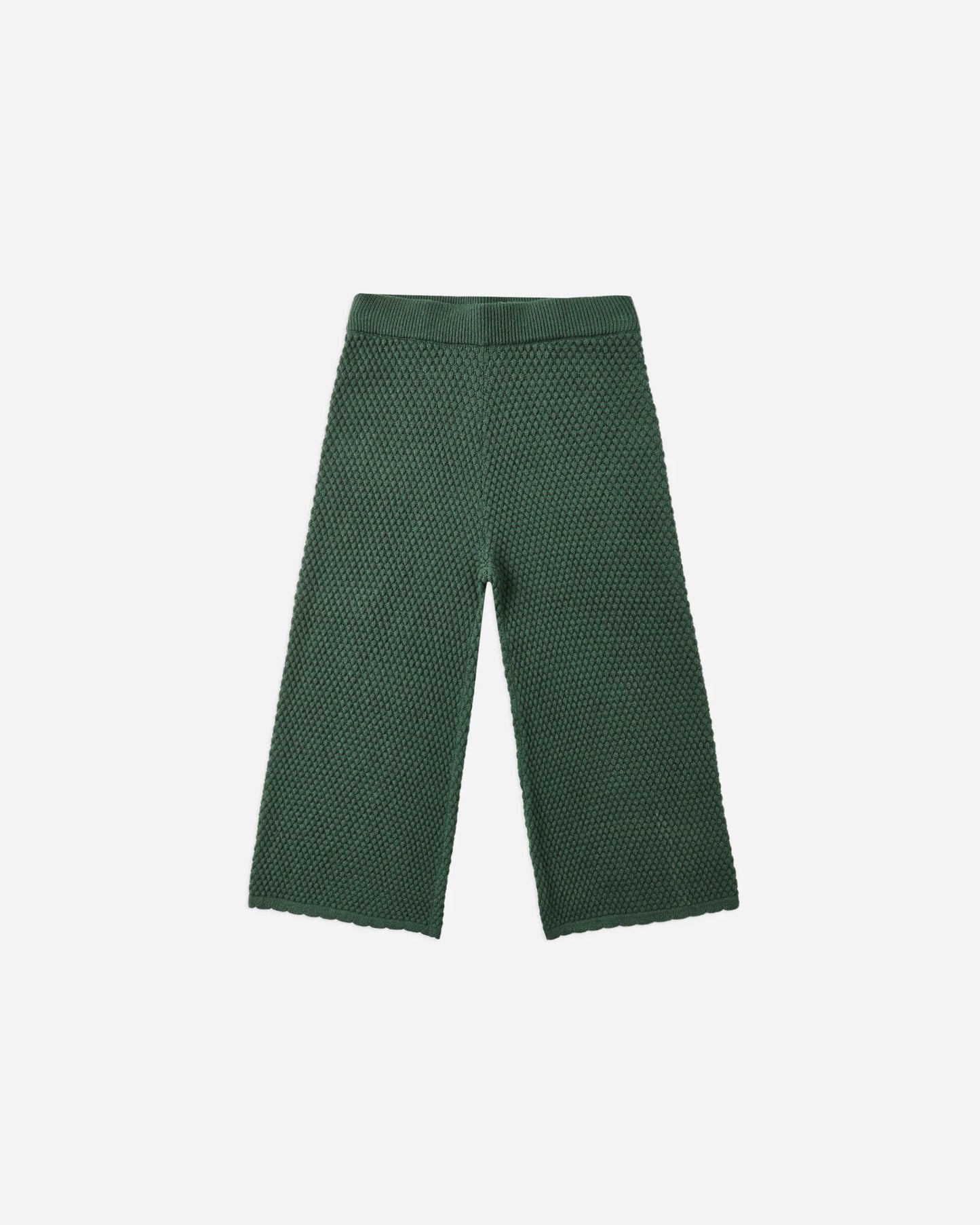 Rylee + Cru Knit Wide Leg Pant, Green