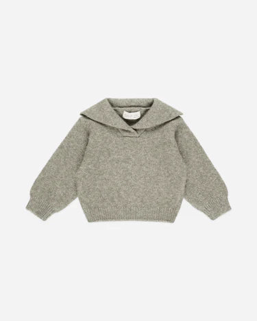 Rylee + Cru Cash Pullover, Heathered Laurel