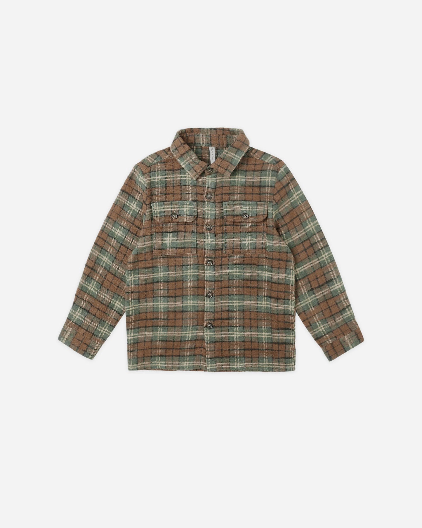 Rylee + Cru Pocketed Flannel Shirt, Holiday Plaid