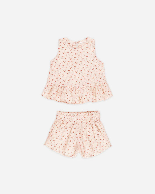 Rylee + Cru Liliana Set, Cherries