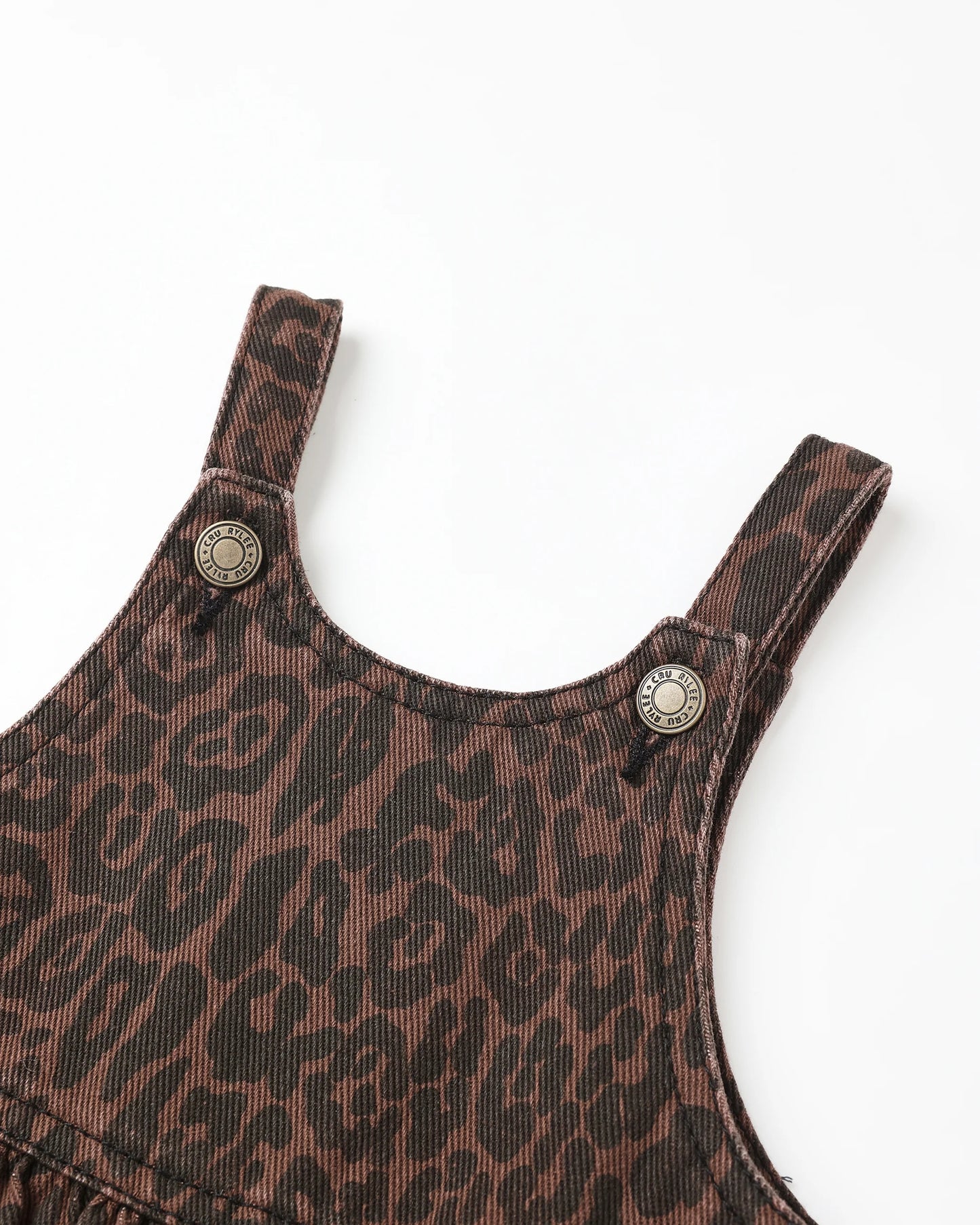 Rylee + Cru Wide Leg Overall, Leopard