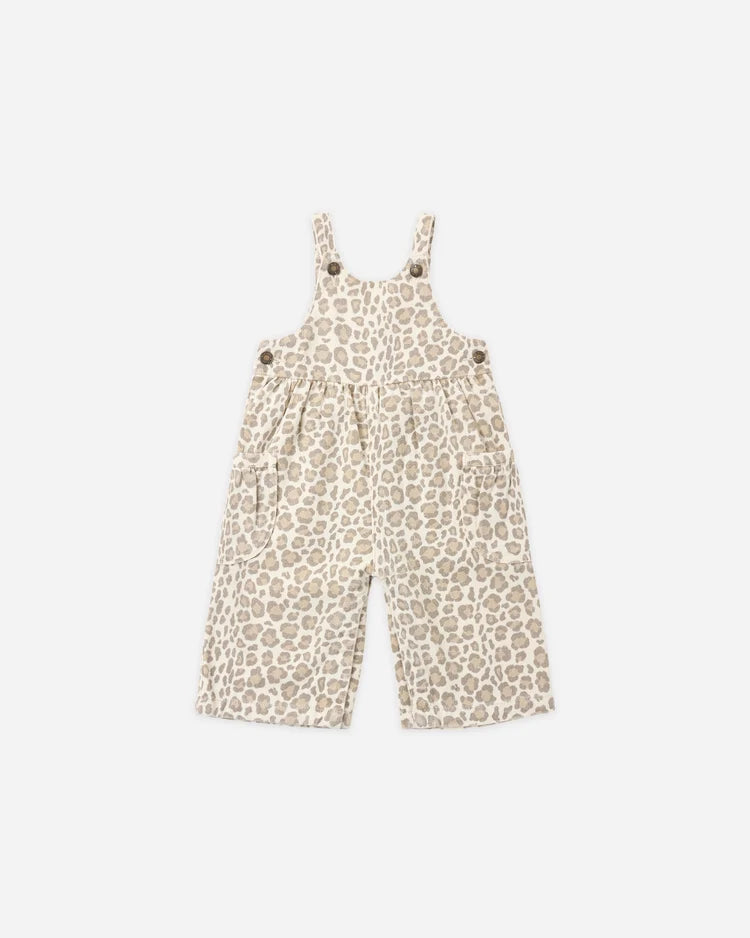 Rylee + Cru Wide Leg Overall, Leopard