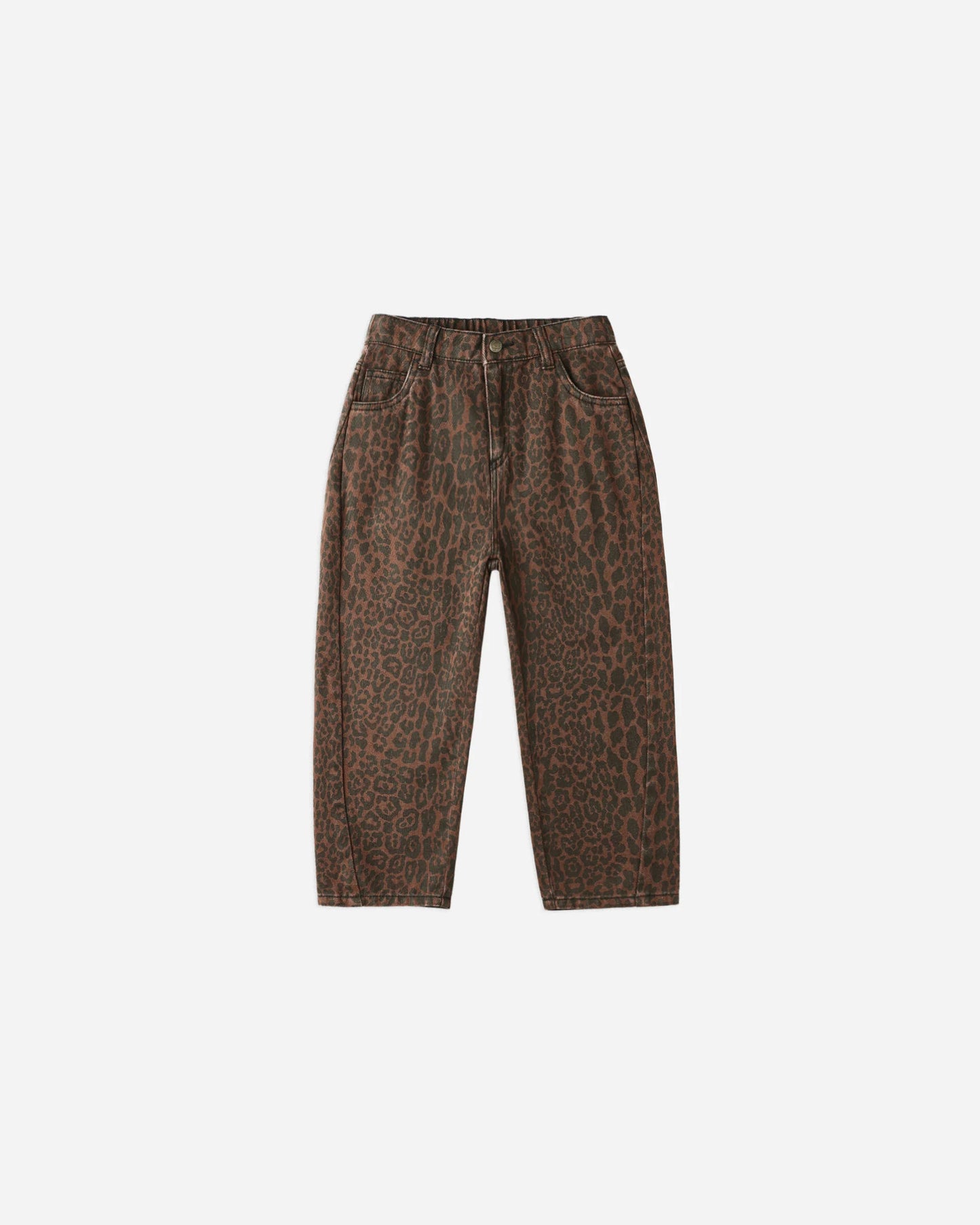 Rylee + Cru Barrel Pant, Leopard