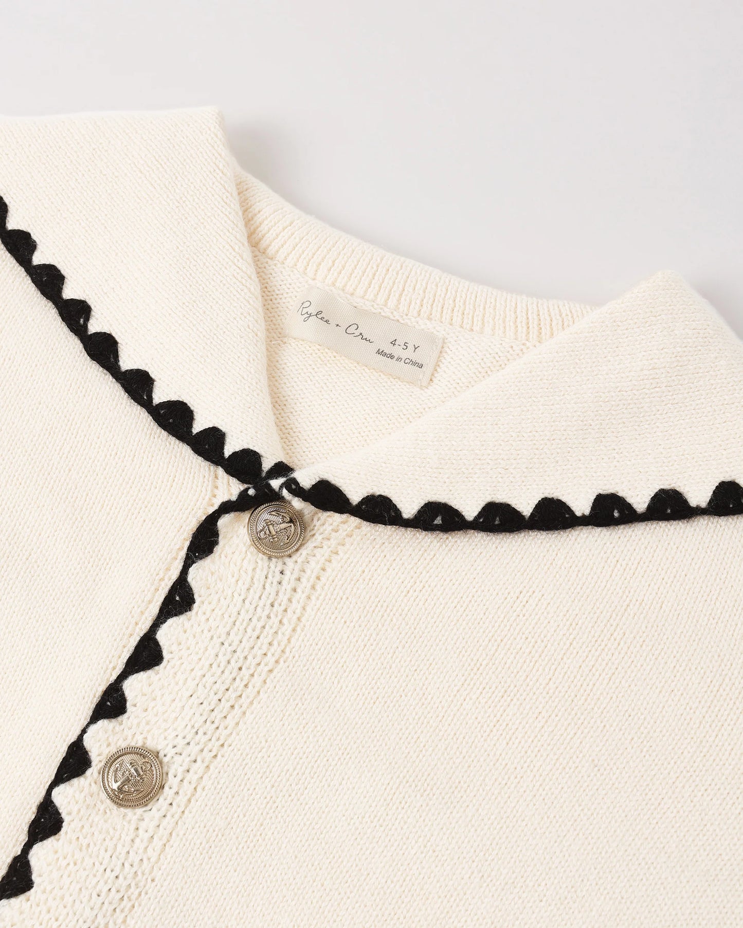 Rylee + Cru Sailor Cardigan, Natural