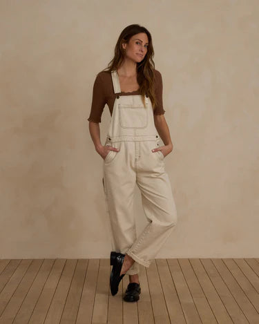 Rylee + Cru Utility Overall, Natural