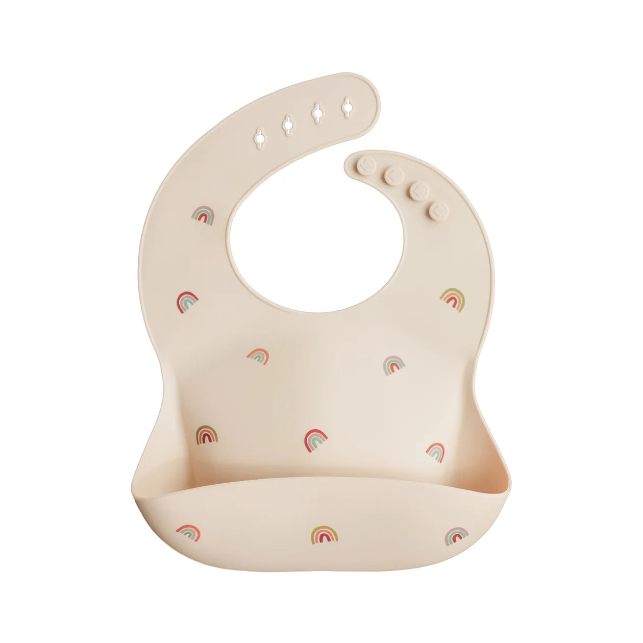 Mushie Silicone Baby Bib - Multiple Options