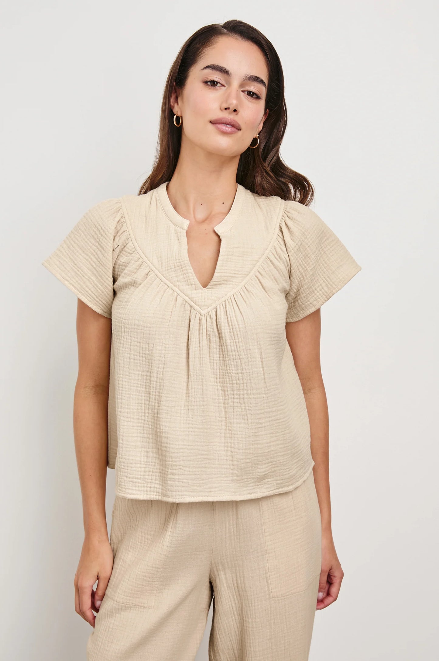 Rails Sayer Shirt, Flax