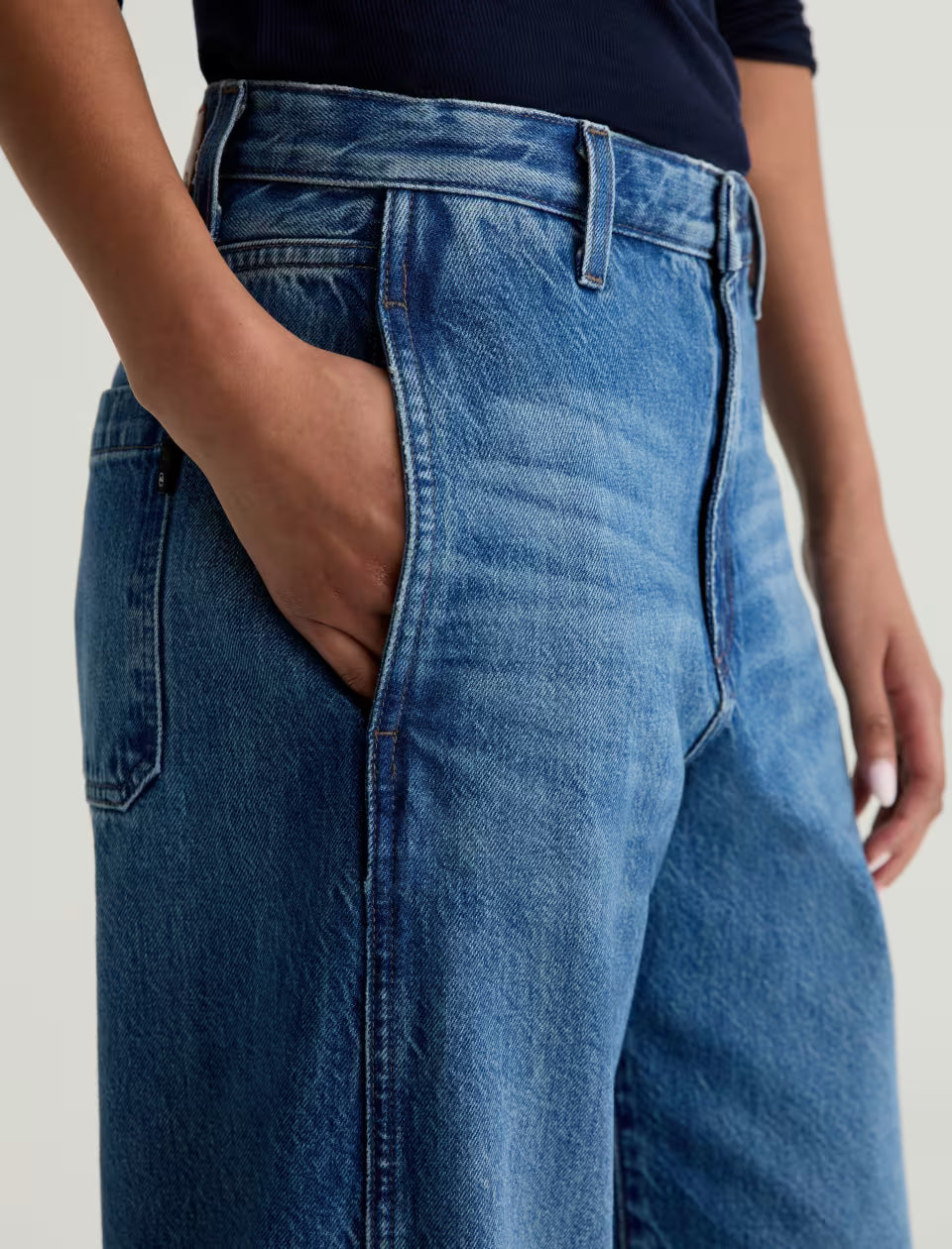 AG Mercer Cuffed High-Rise Barrel, Nouveau