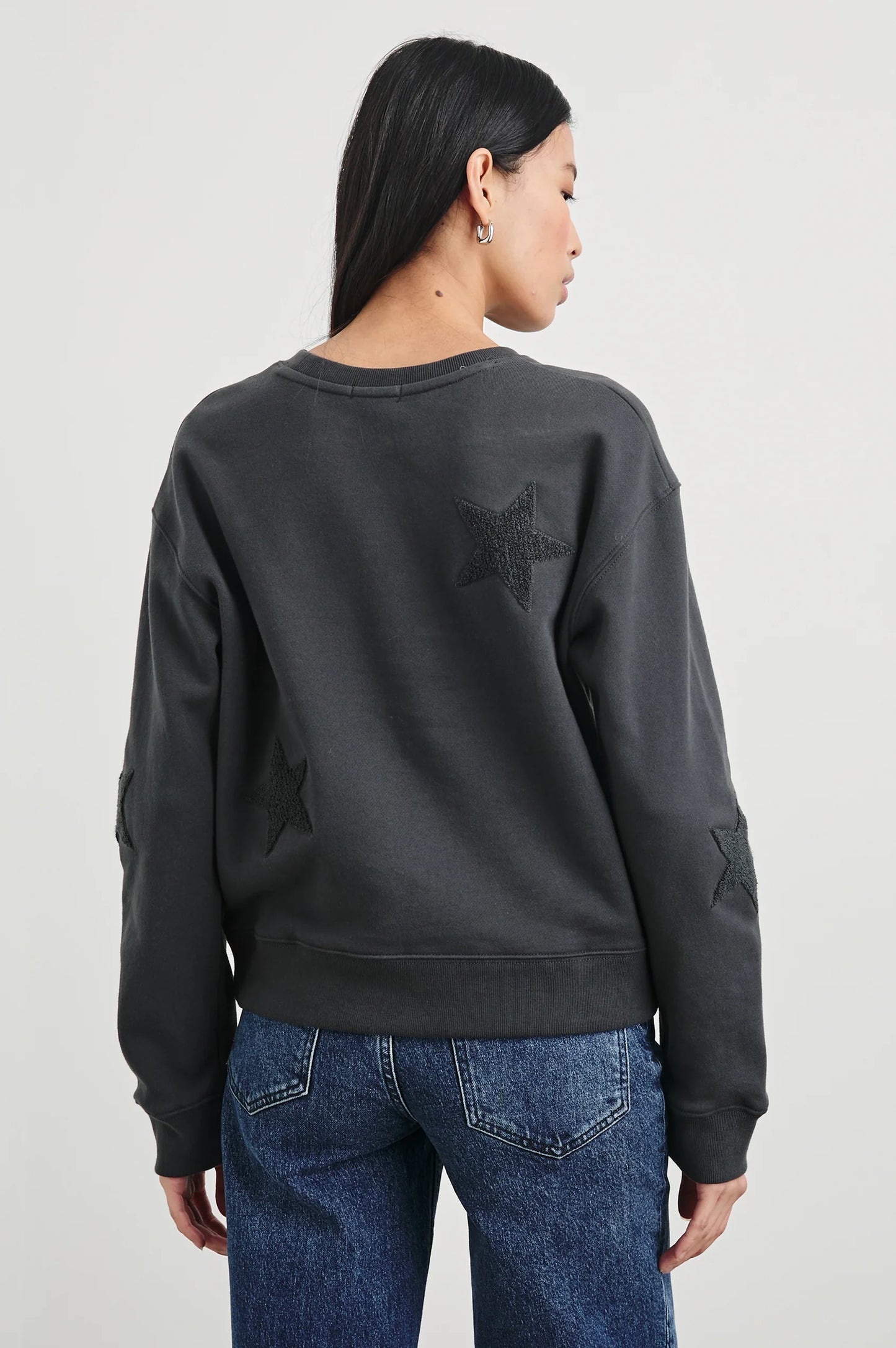 Rails Sonia Sweatshirt, Washed Black