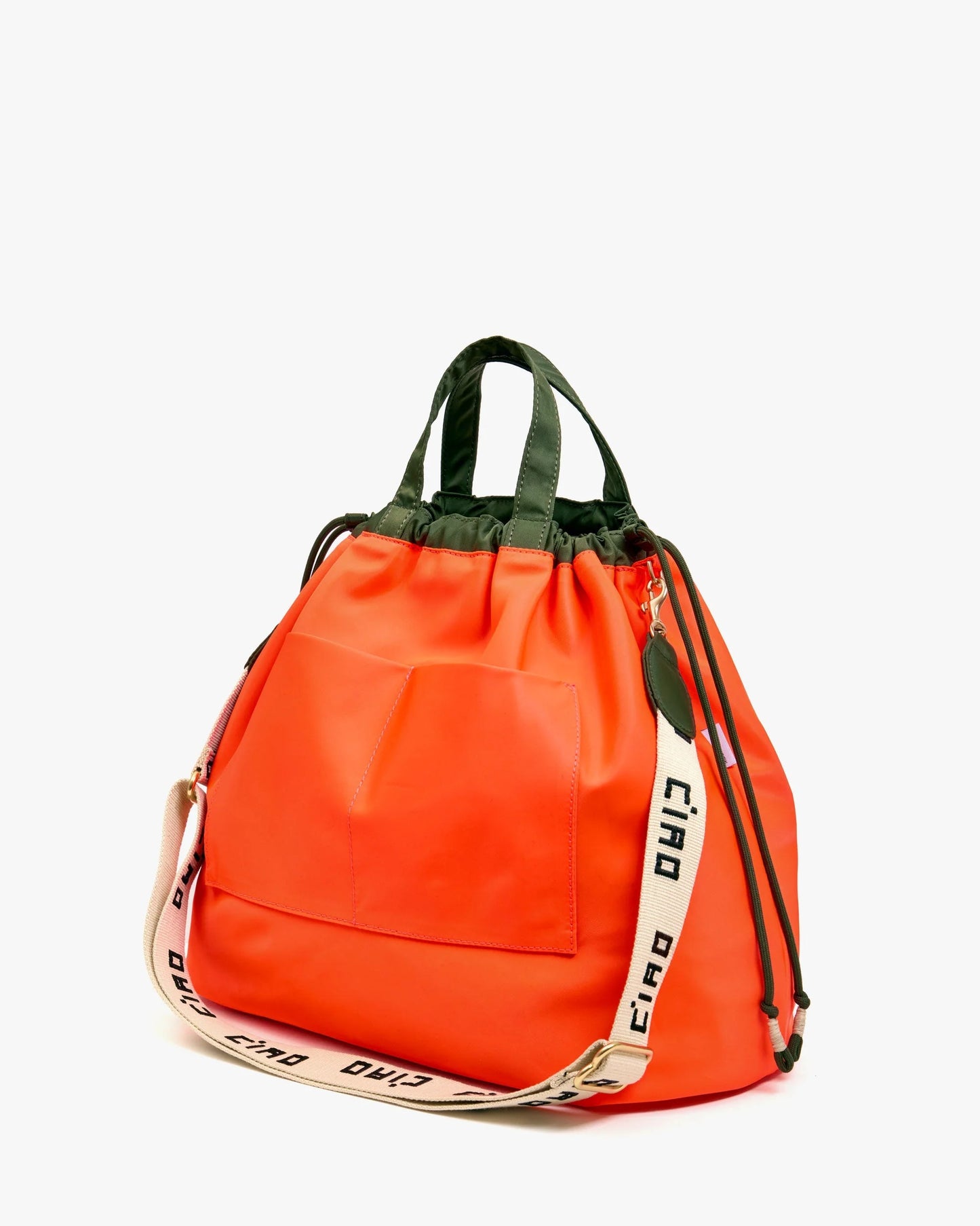 Clare V Sac Tout Backpack, Army Recycled Nylon
