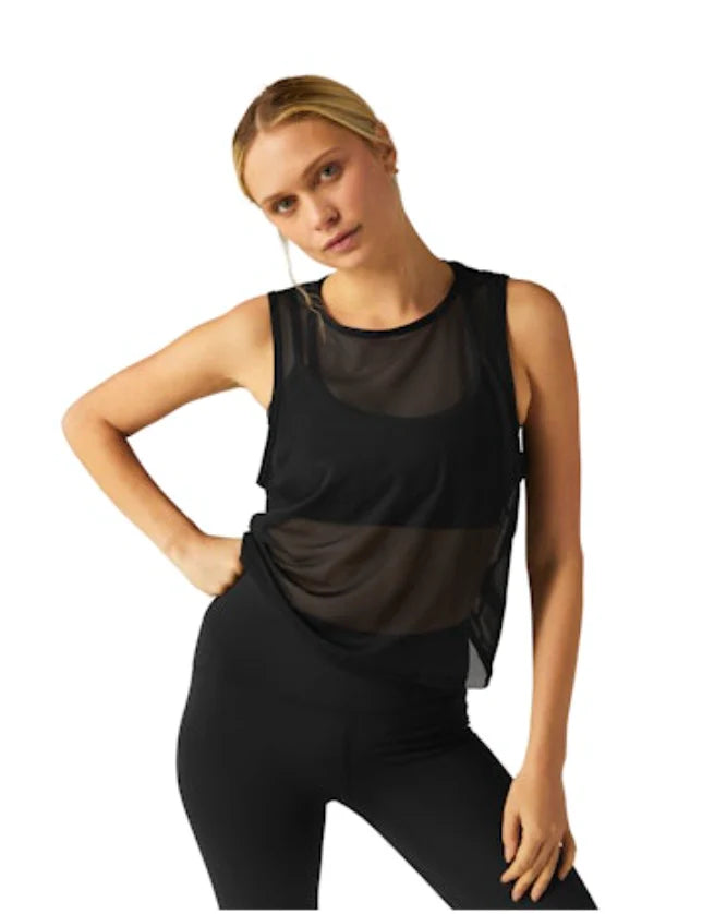 Beyond Yoga Show Off Mesh Tank