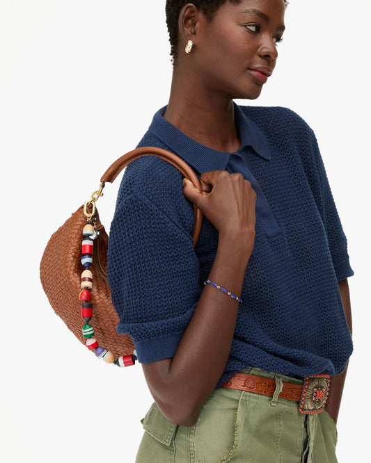Clare V Shortie Strap, Multi Color Buoy