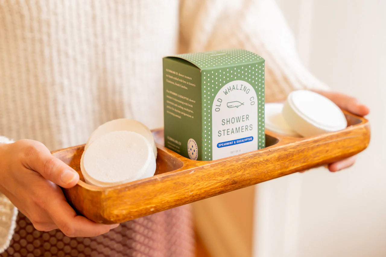 Old Whaling Co Shower Steamer, Spearmint & Eucalyptus