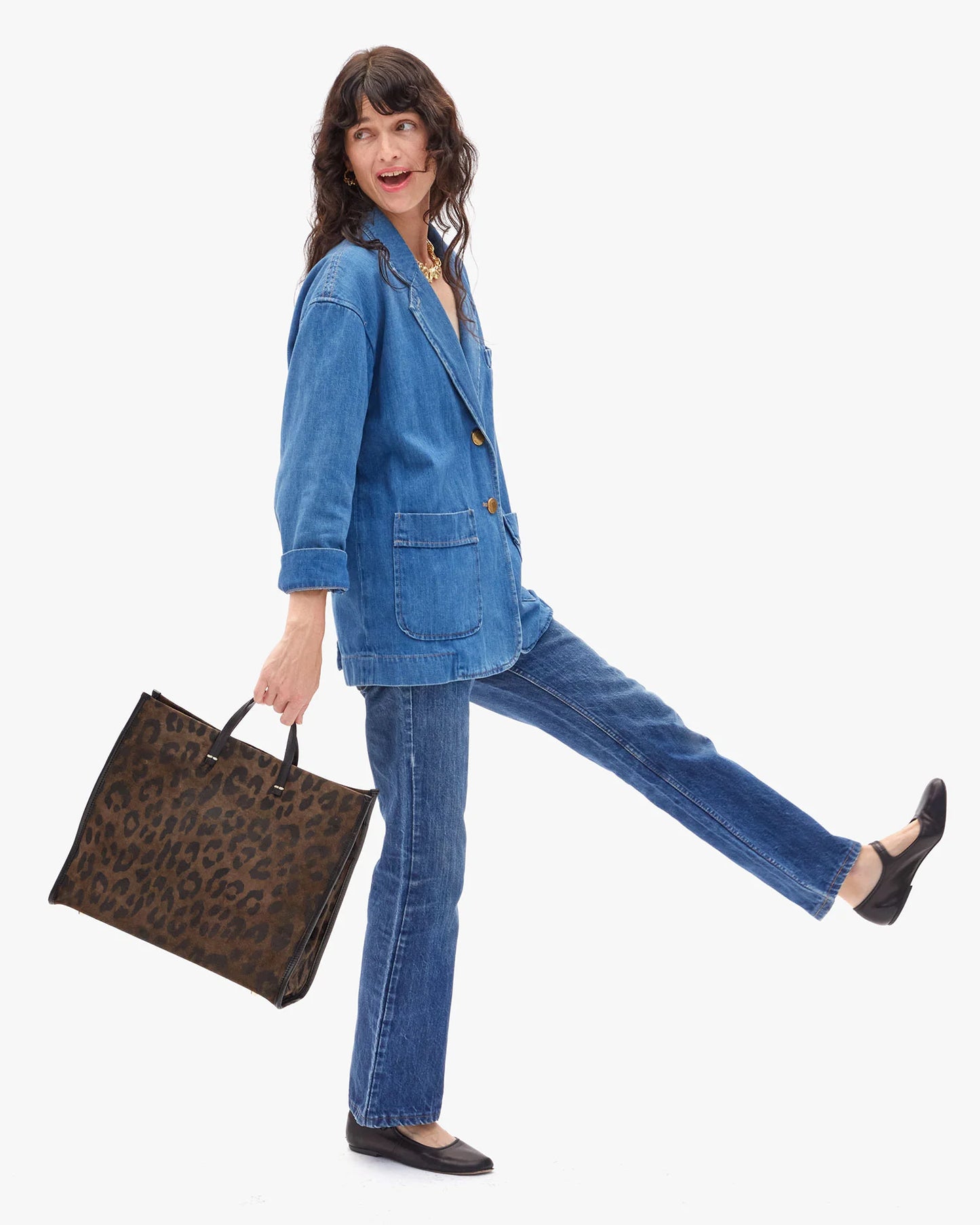 Clare V Simple Tote, Cocoa Pablo Cat