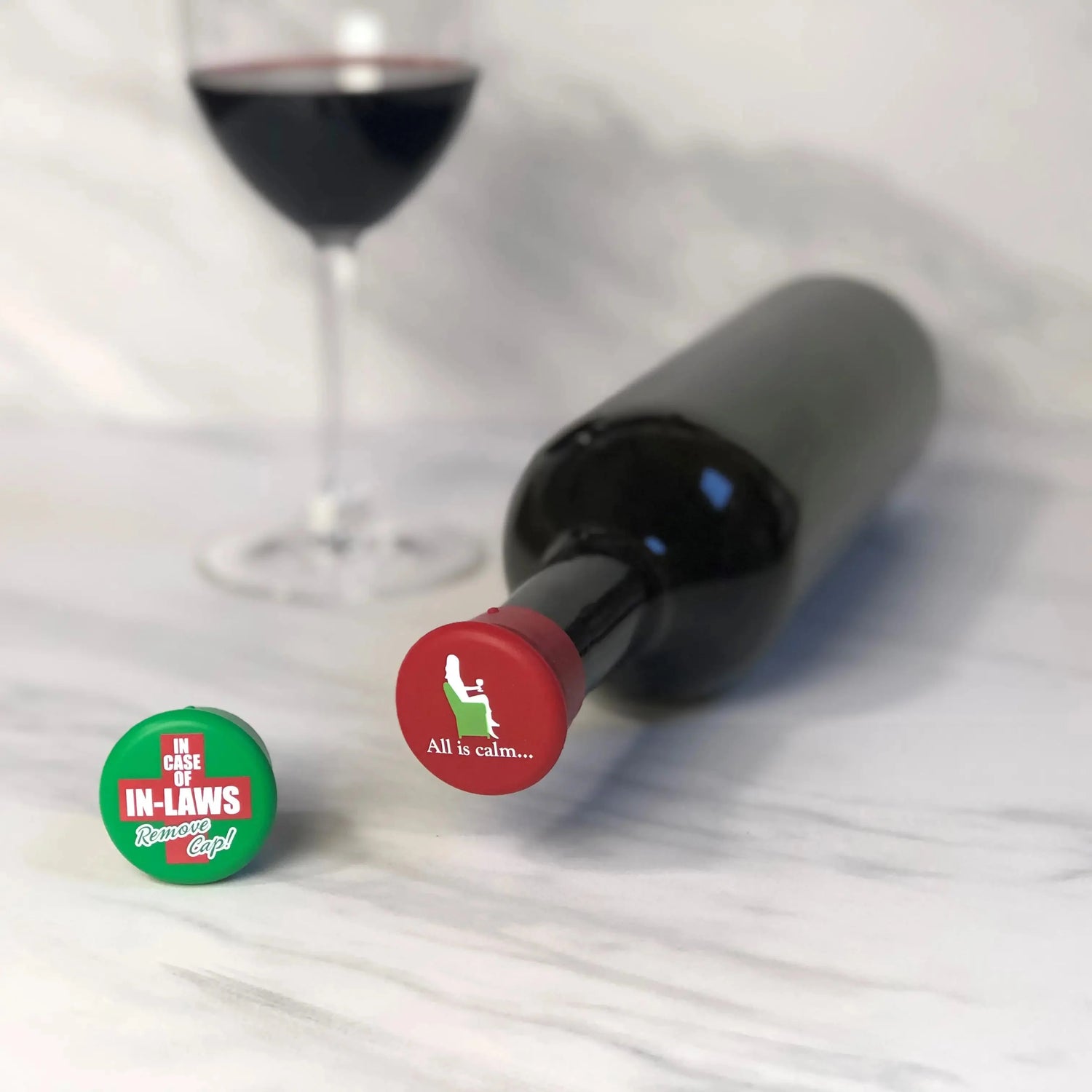 CapaBunga Holiday Wine Cap, Multiple Options