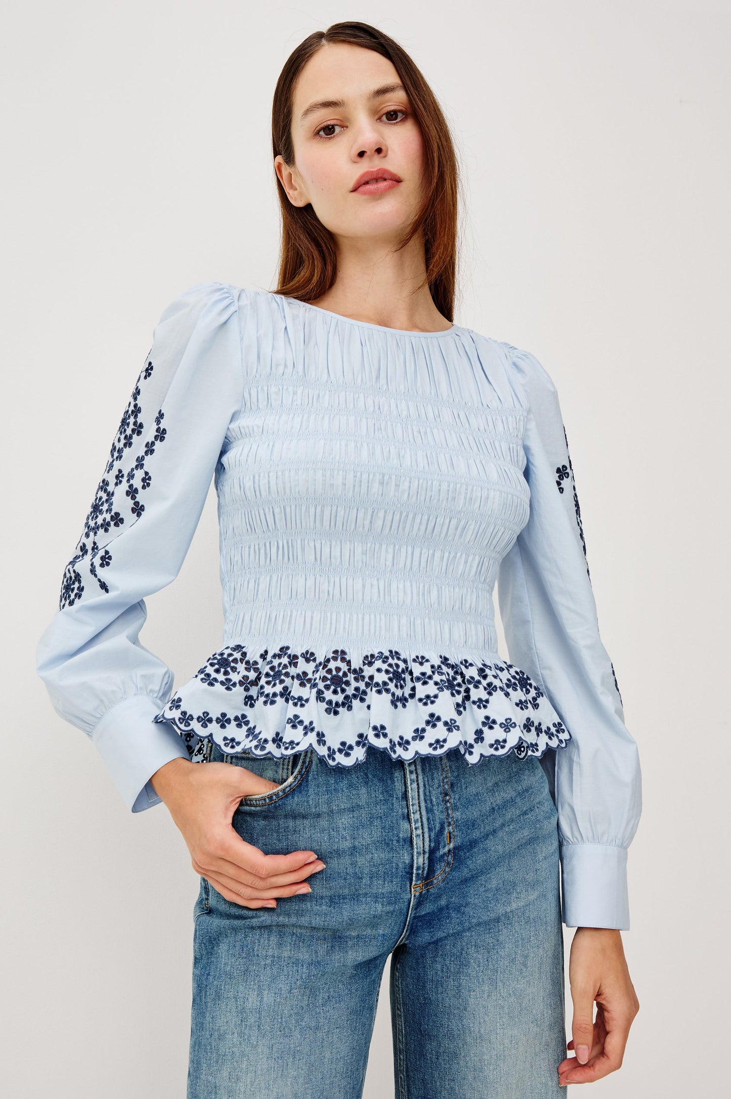 Rails Tabi Top, Blue Bird