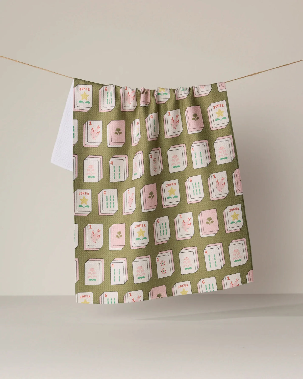 Geometry Mahjong Tea Towels - Multiple Options