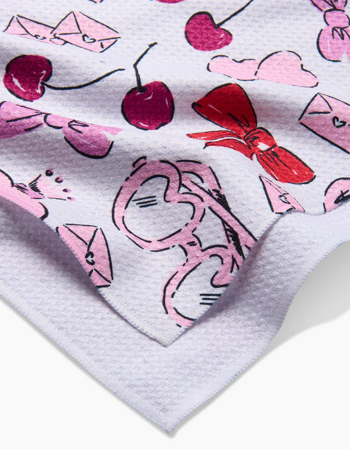 Geometry Valentines Tea Towel - Multiple Options