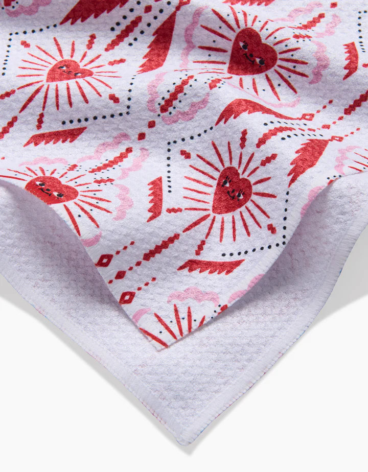 Geometry Valentines Tea Towel - Multiple Options