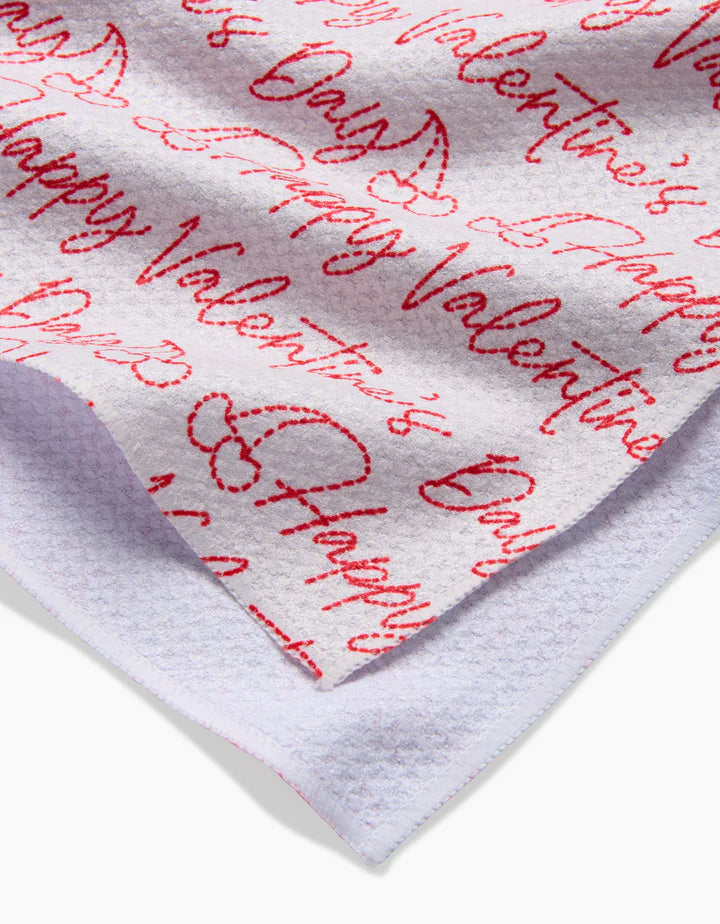 Geometry Valentines Tea Towel - Multiple Options