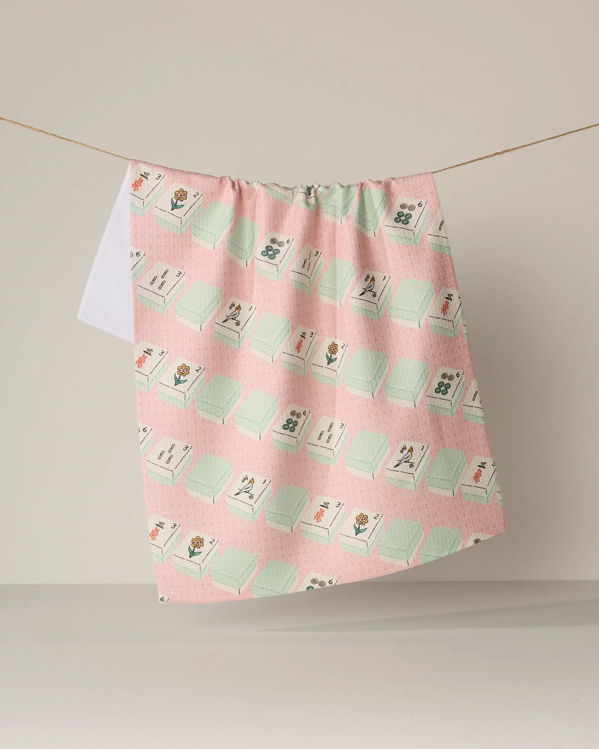 Geometry Mahjong Tea Towels - Multiple Options
