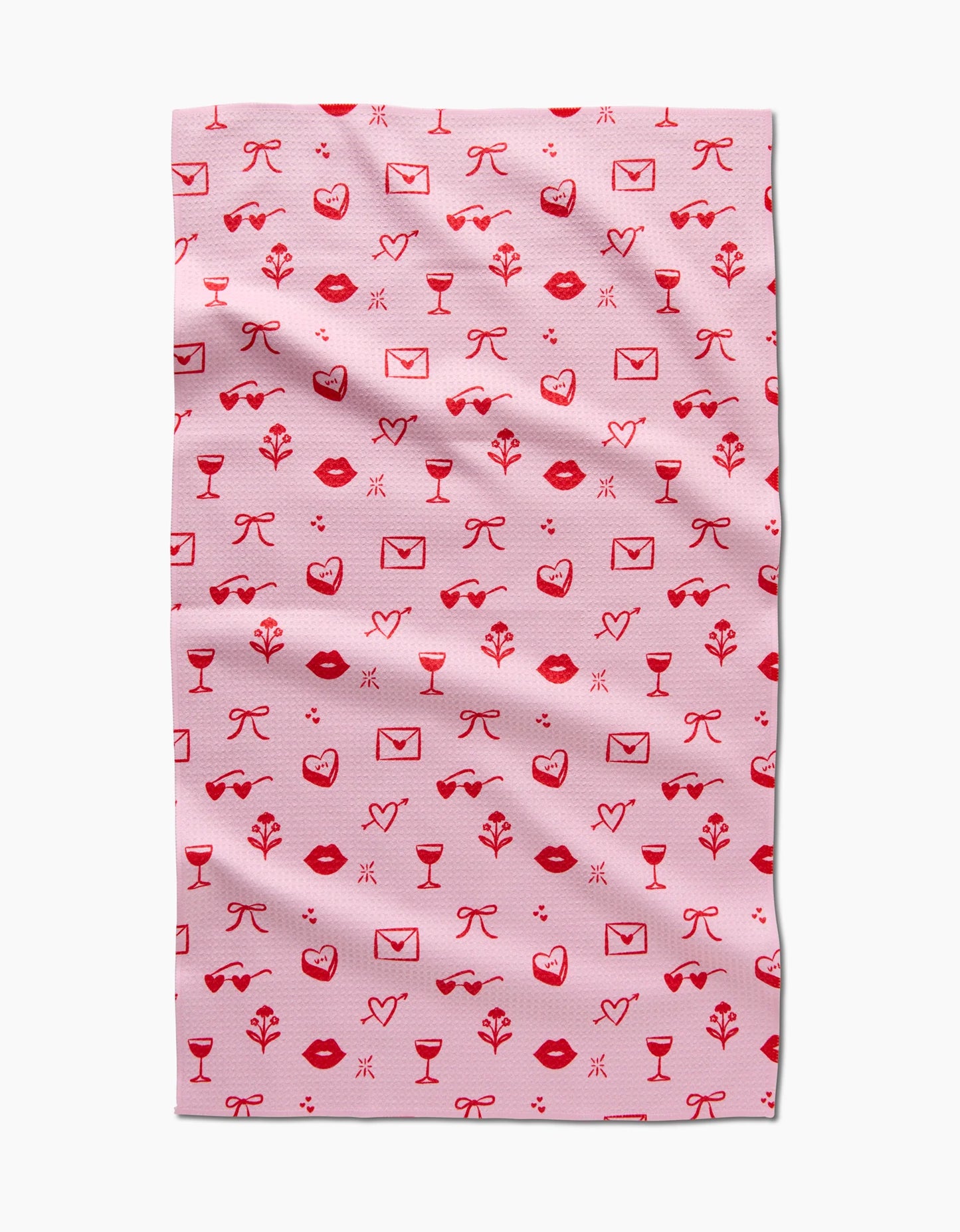 Geometry Valentines Tea Towel - Multiple Options