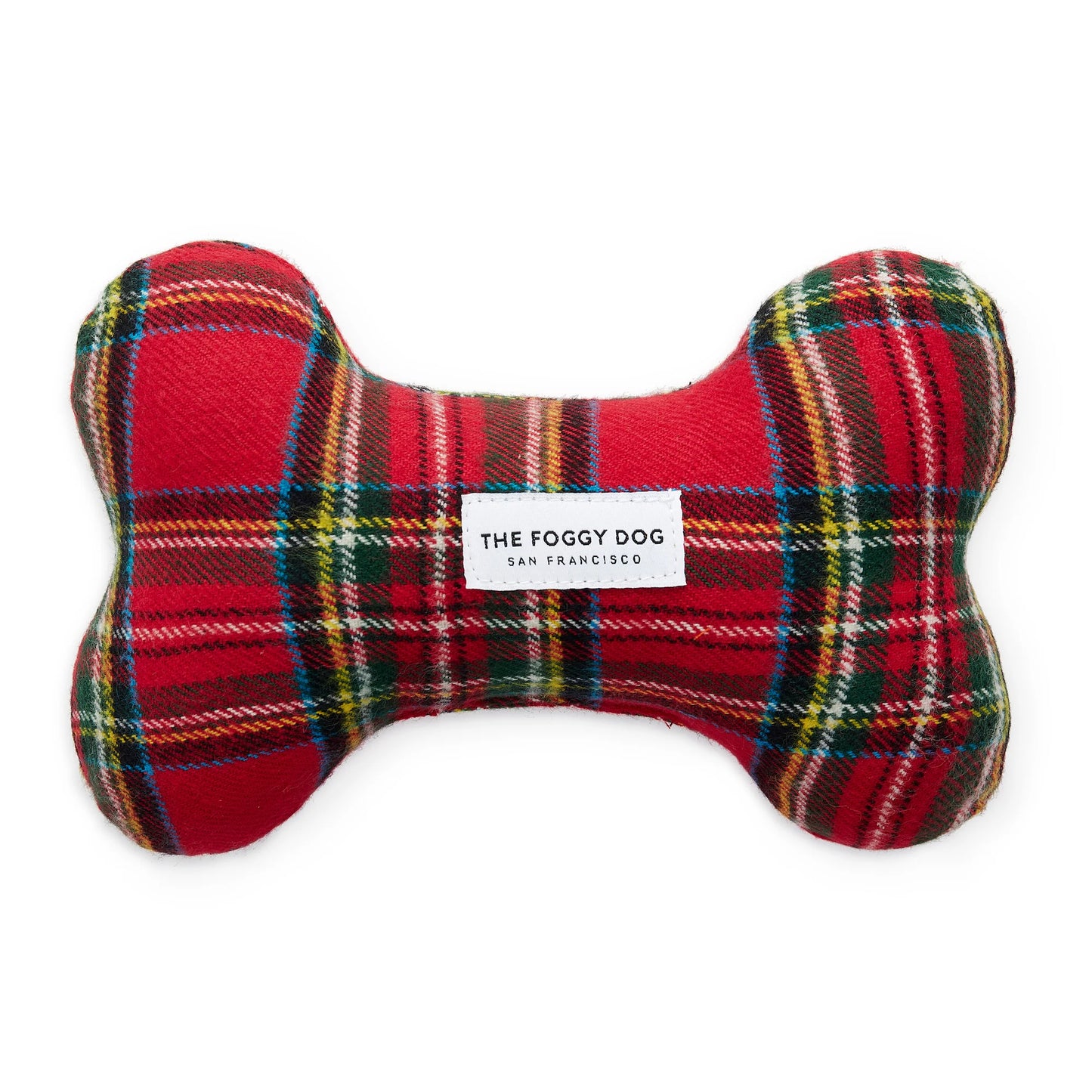 The Foggy Dog Flannel Holiday Dog Squeaky Toy - Multiple Options