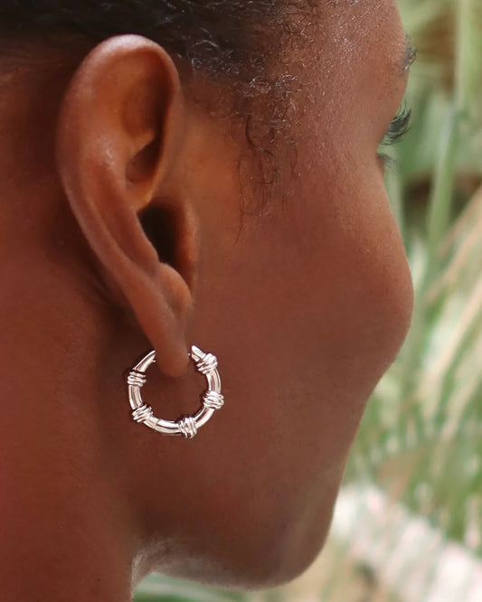 Mod + Jo Sable Notched Hoops - Multiple Options