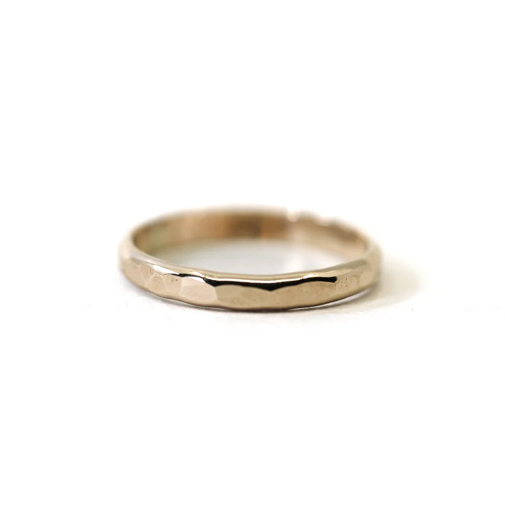 The Land of Salt Thick Hammered Stacking Ring - Multiple Options