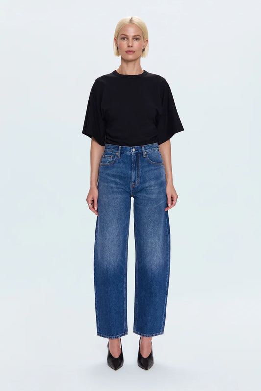 Pistola Wes High Rise Barrel Jean, Premiere