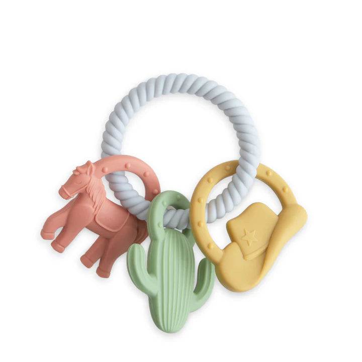 Mushie Western Teething Ring