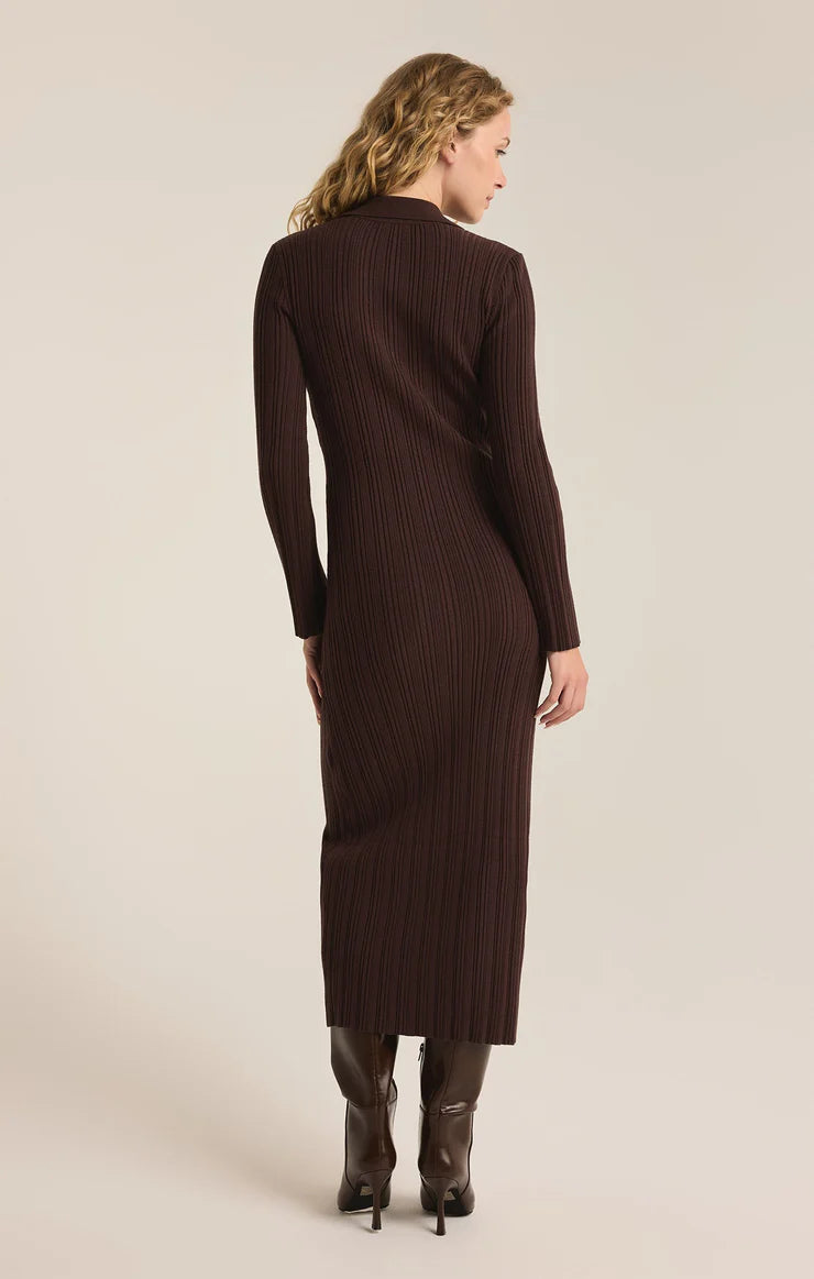 Z Supply Danity Sweater Dress, Coffee Bean