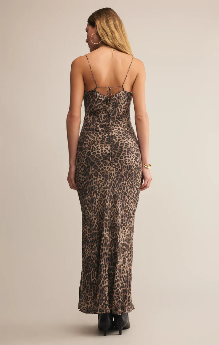 Z Supply Cielo Leopard Midi Dress, Desert Tan